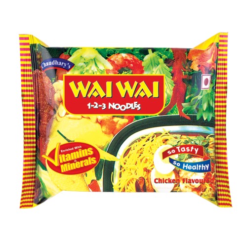 wai wai chicken noodles 75g